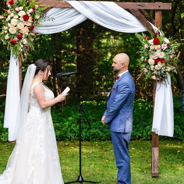 A Beautiful Backyard Wedding